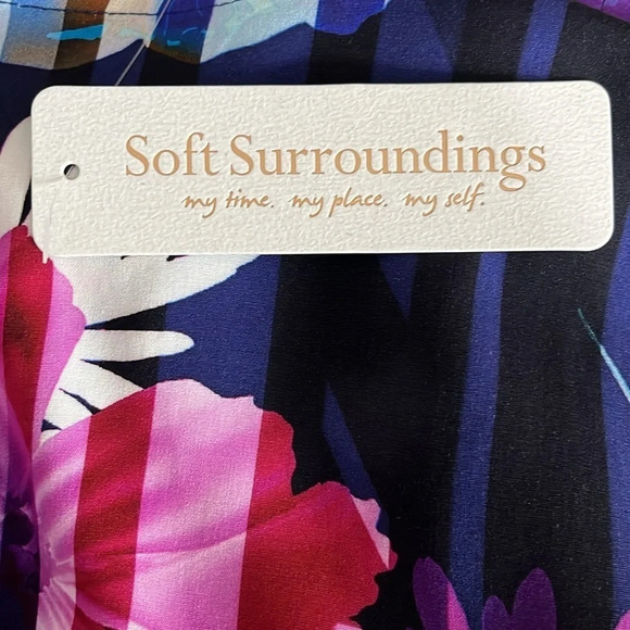 Soft Surroundings Mignon Top in Righteous Violet - NEW - Size Medium - Picture 7 of 8